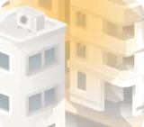住宅街の背景・昼