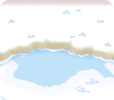 新緑のある水辺