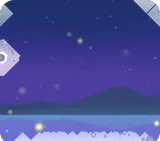 蛍の川の水辺