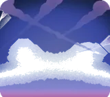 クジラが見た薄暮の空