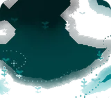 式場の外の森