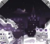 ラウンジから見える夜景