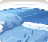 海の底が見えるジオラマ