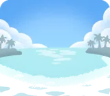 水平線が見える海辺