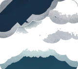 嵐の気配を感じる夜の空
