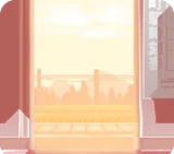 駅舎の壁