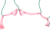 リボンのオーナメント