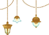 星の光の3連ランプ