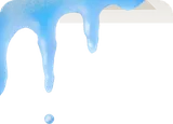 ポツポツと水滴がこぼれるつらら