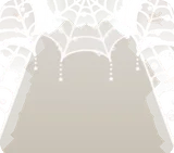 蜘蛛の巣のレース飾り