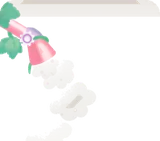 苺に香りを添えるパイプ・左