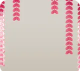 垂れ下がったピンク色草