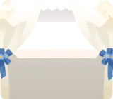 勿忘草のカーテン