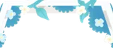 ネモフィラ畑のブランコの梁