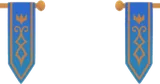 領土を示す王国の旗