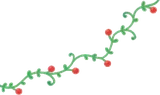 赤い実の蔓草