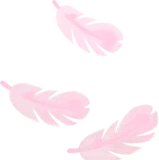 舞い落ちる羽毛・ピンク