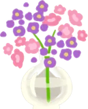 文学書の花