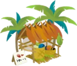 やどかり亭のミニチュア