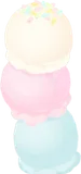 うきうき3段アイス