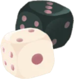 白黒のサイコロ