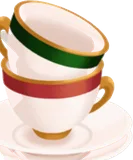飲み終えたコーヒーカップ