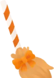立てかけた箒