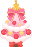 ピンクリボンクサスマスツリー