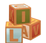 英字ブロック・3個