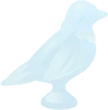 小さな鳥の置物