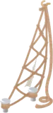 下げられたロープネット
