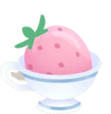 ちょこんと野苺のティーカップ