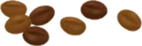 焙煎されたコーヒー豆