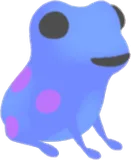 右向き停止カエル