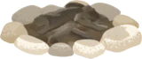 燃やし終えた焚き火