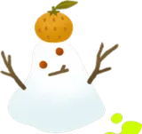 へたくそ雪だるま1