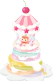 虹色パンケーキタワーフィギュア