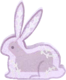 ペーパークラフトのうさぎ・小