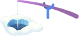 氷釣りの穴