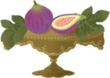 無花果の乗った台座