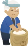 おじいちゃんの人形・秋