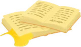 開いたままのとても小さな書物