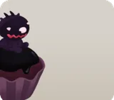 カップケーキ・ブラックドッグ
