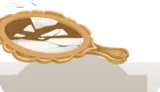 割れた手鏡