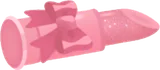 ラメ入りのピンクのリップ