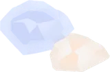 色とりどりの琥珀糖・左
