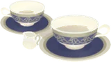 月夜のミニチュアティーセット