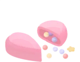 こぼれたハートキャンディ
