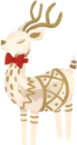 クリスマスオーナメント・シカ