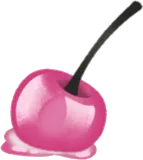 落ちたピンクチェリー